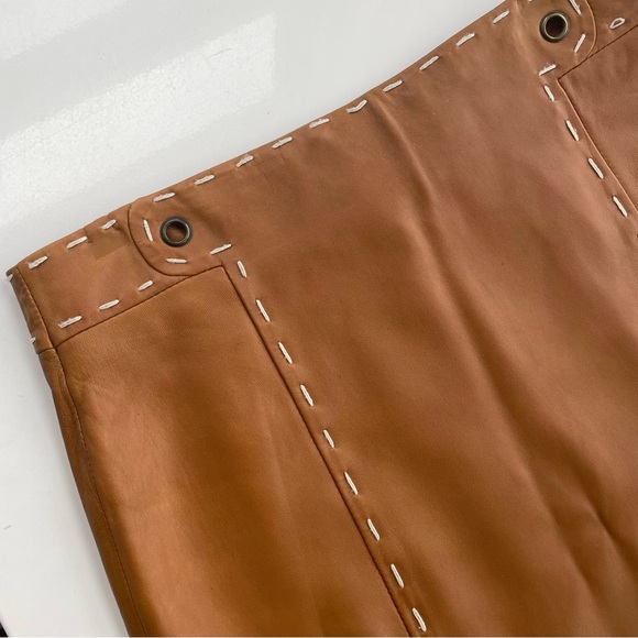 Tracy Reese leather skirt - Picture 3 of 6